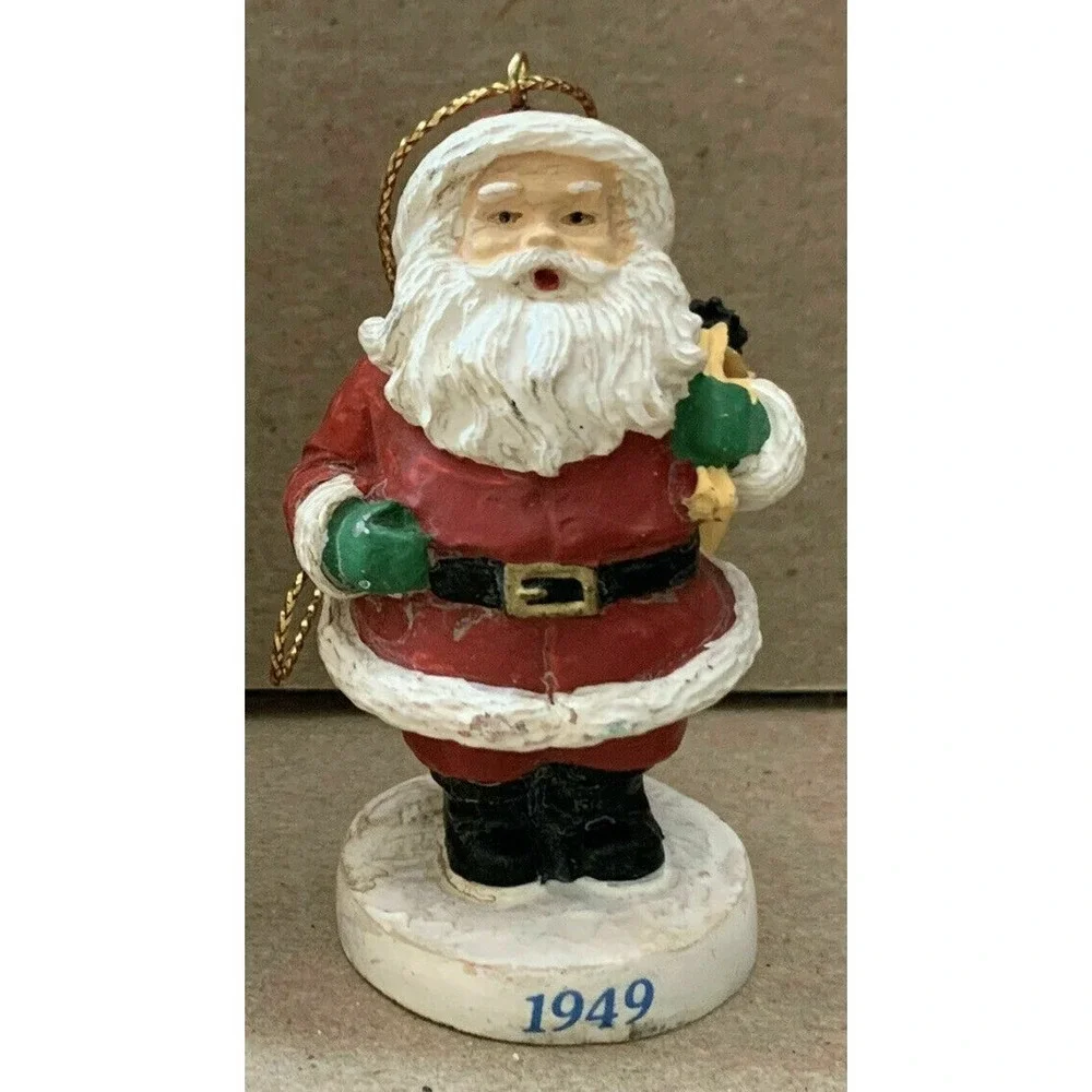 Russ Berrie Santa‎ Through the Ages Christmas Ornament #5521 #